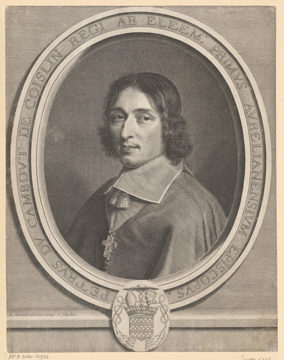 Pierre de Cambout de Coislin portréja alkotó: Robert Nanteuil