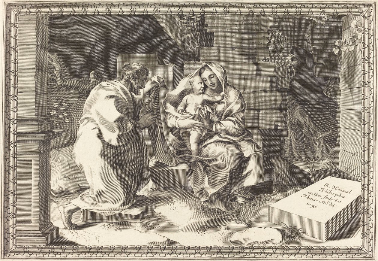 A Szent Család alkotó: Robert Nanteuil