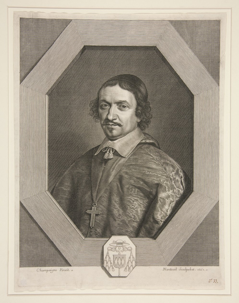 Victor Le Bouthellier, Tours érseke (1596-1670) alkotó: Robert Nanteuil