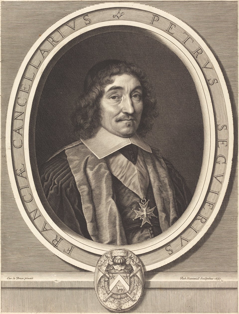 Pierre Seguier kancellár alkotó: Robert Nanteuil after Charles Le Brun