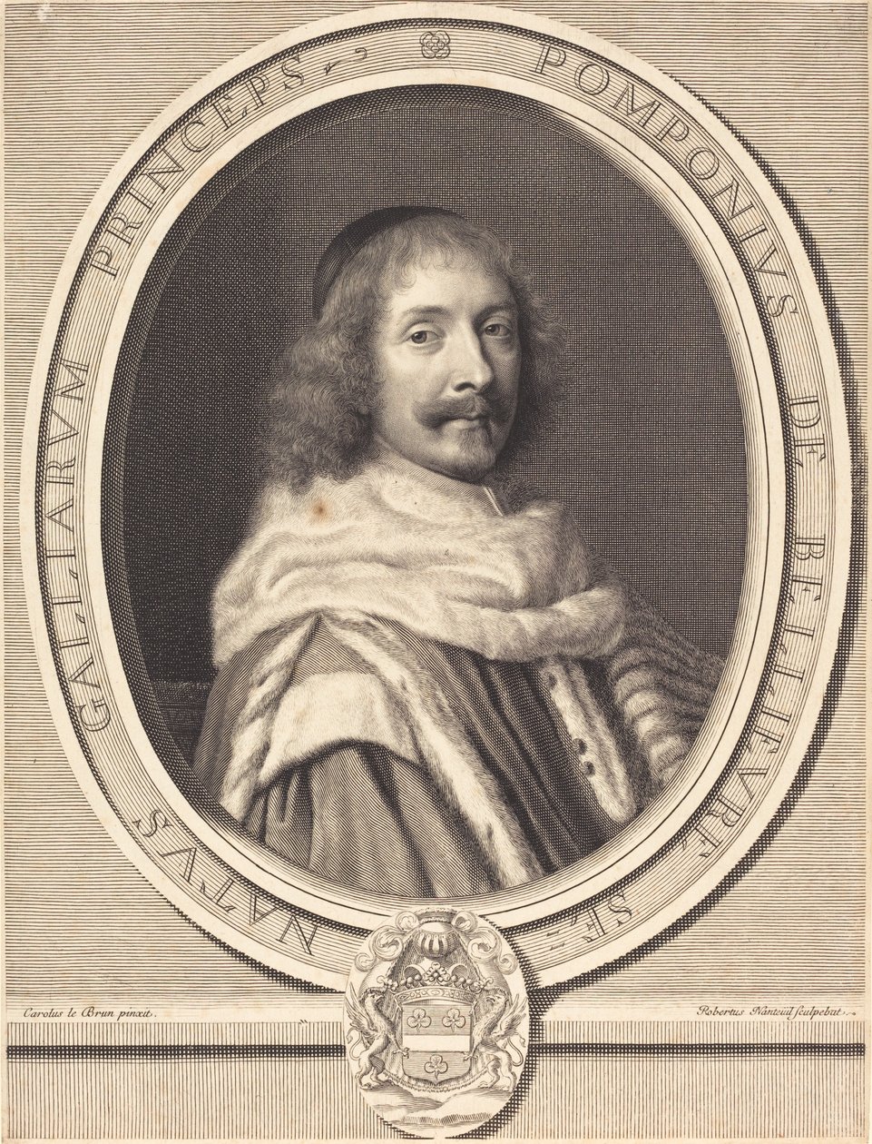 Pompone II de Bellievre alkotó: Robert Nanteuil after Charles Le Brun