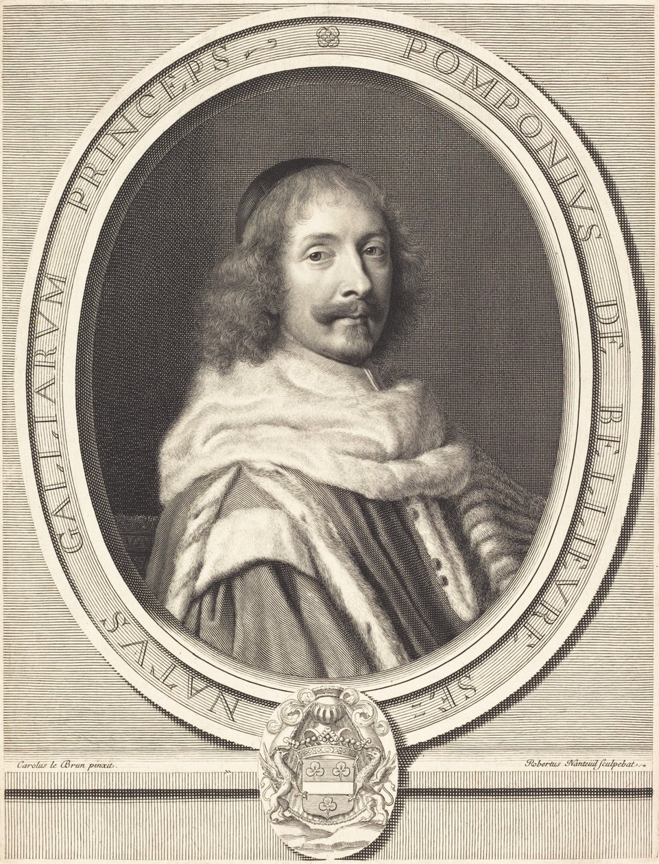 Pomponne de Bellievre alkotó: Robert Nanteuil after Charles Le Brun