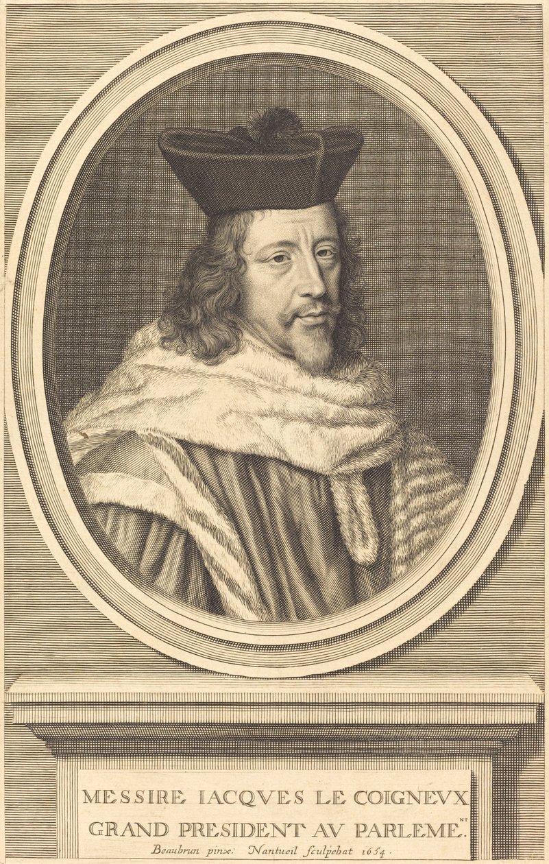 Jacques Le Coigneux alkotó: Robert Nanteuil after Henri Beaubrun
