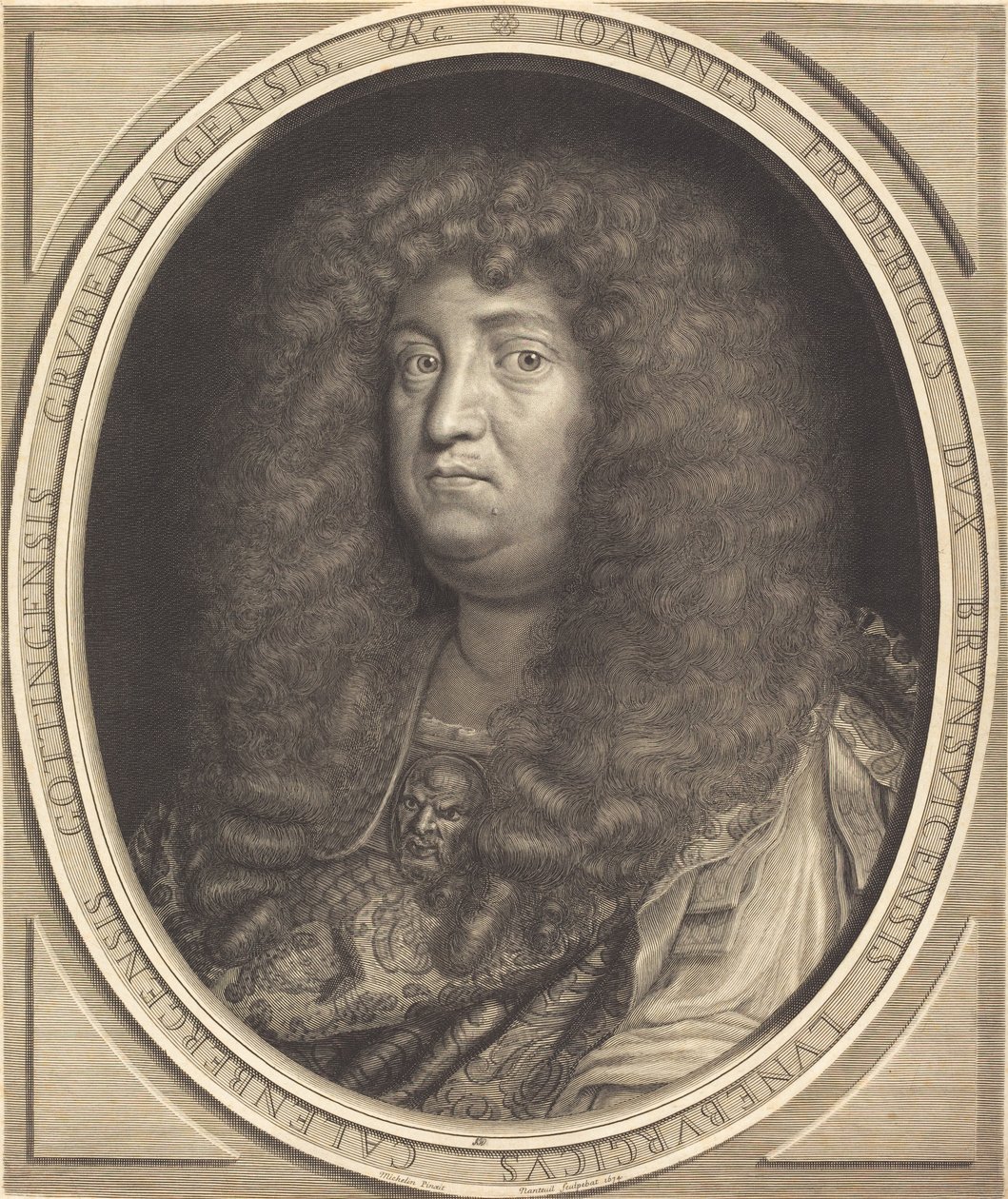 Jean-Frederic, Brunswick-Lunebourg hercege (Hannover) alkotó: Robert Nanteuil after Jean Michelin