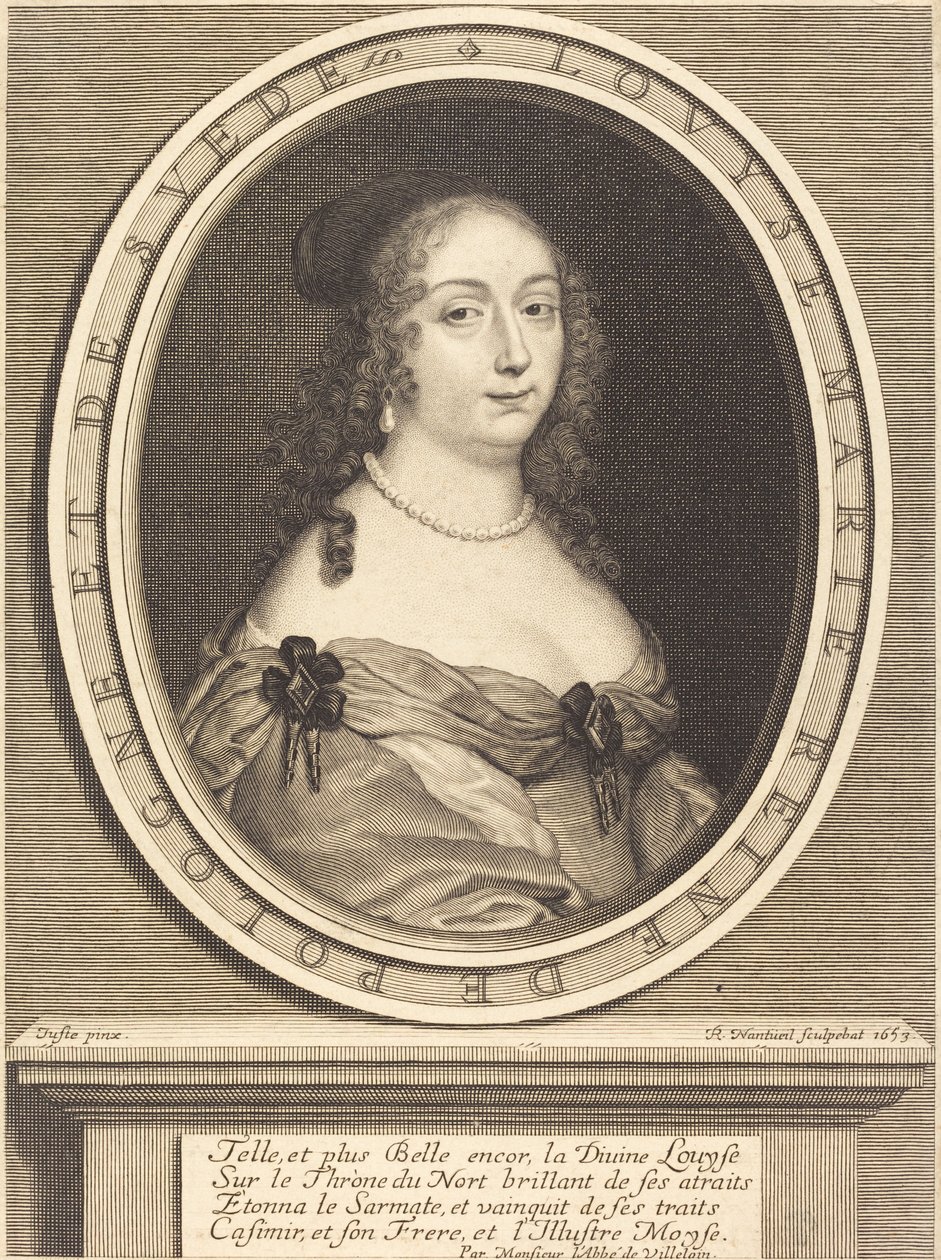 Louis-Marie, Lengyelország királynője alkotó: Robert Nanteuil after Justus van Verus