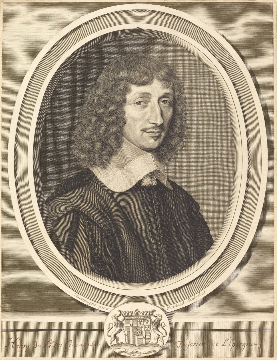 Henri de Guenegaud alkotó: Robert Nanteuil after Philippe de Champaigne