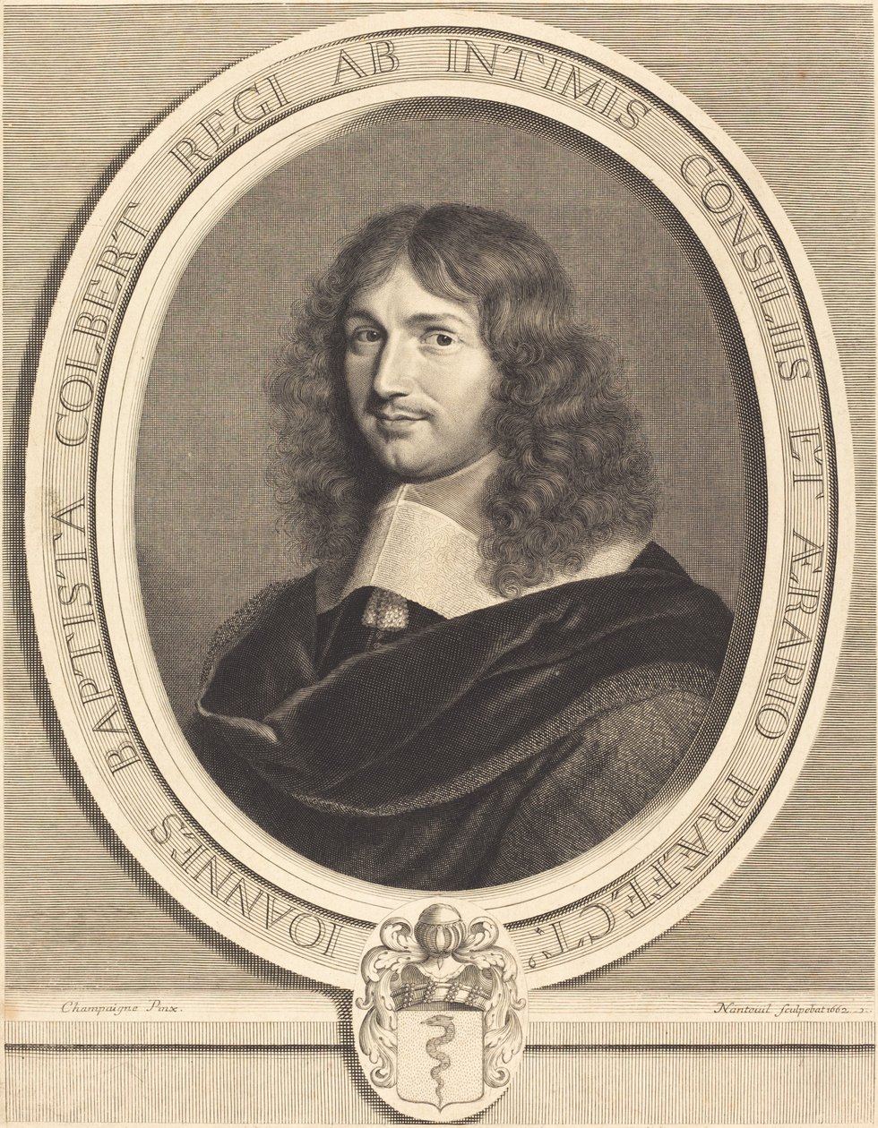 Jean-Baptiste Colbert alkotó: Robert Nanteuil after Philippe de Champaigne