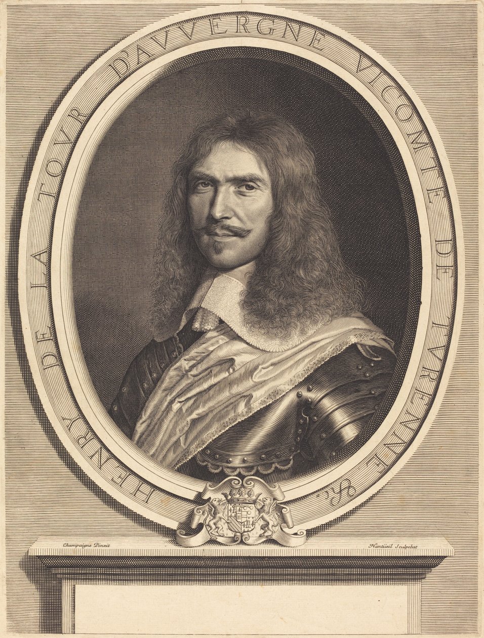 Turenne marsallja alkotó: Robert Nanteuil after Philippe de Champaigne