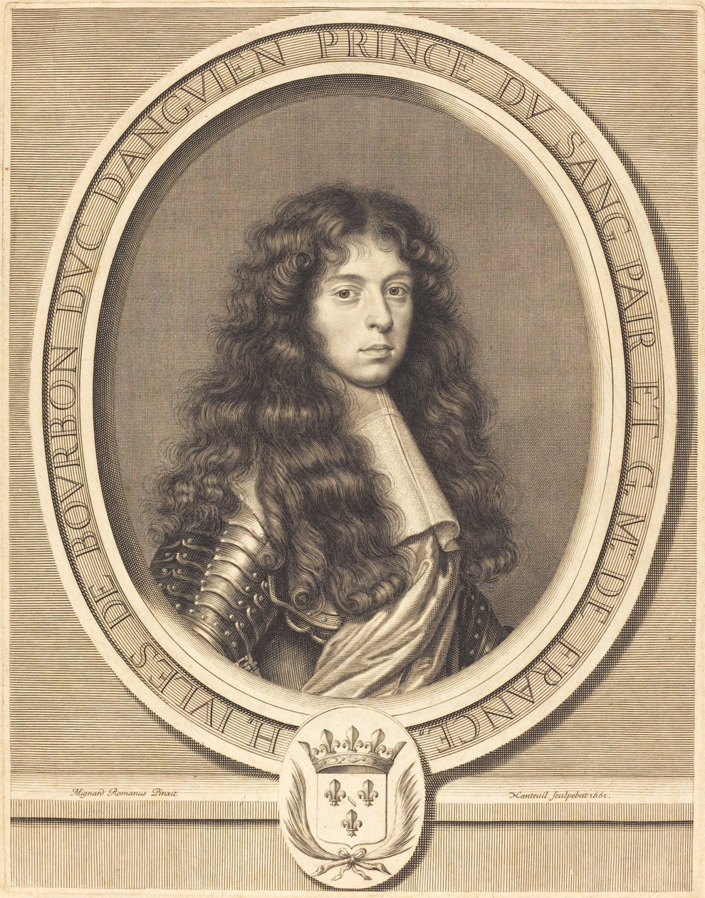 Jules, Enghien hercege alkotó: Robert Nanteuil after Pierre Mignard I