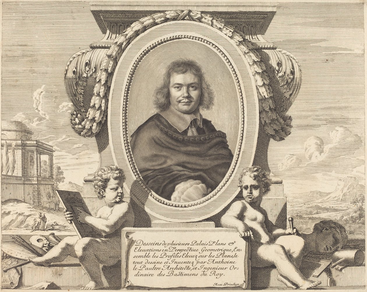 Antoine LePautre alkotó: Robert Nanteuil and Jean Lepautre