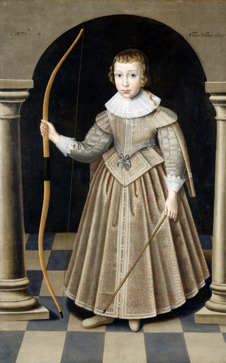 Egy fiú a Howard családból, 1627 alkotó: Robert Peake