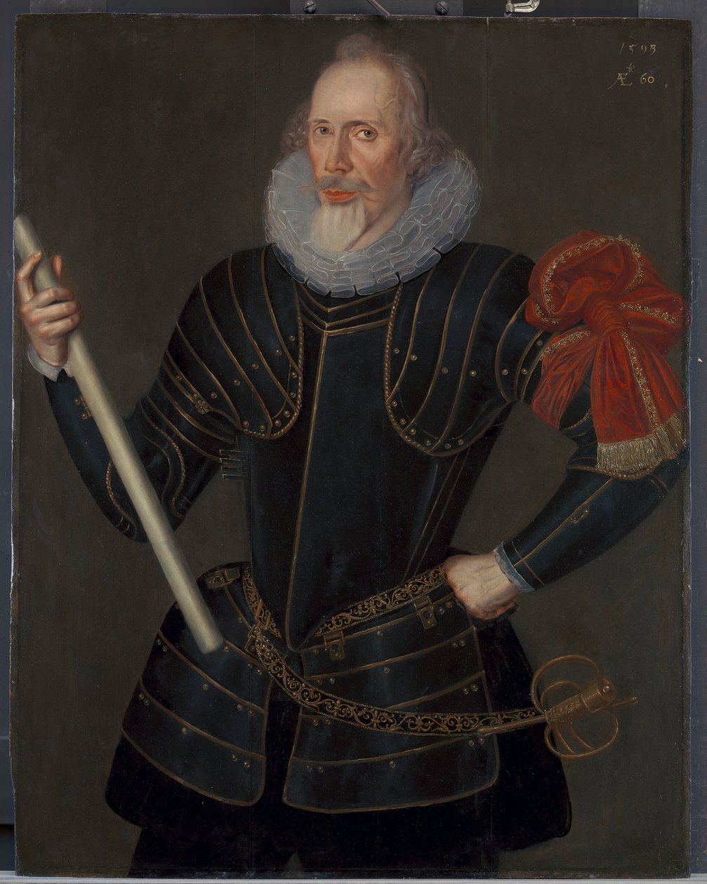 Egy férfi portréja, valószínűleg Thomas Howard, Bindon harmadik vikomtja (kb. 1539–1611) alkotó: Robert Peake the elder