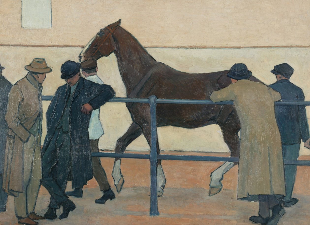 Horse Dealers alkotó: Robert Polhill Bevan