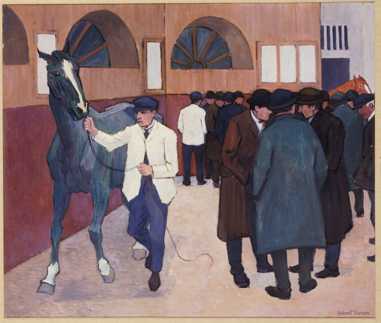 Lókereskedők a Barbicanban, 1918 alkotó: Robert Polhill Bevan