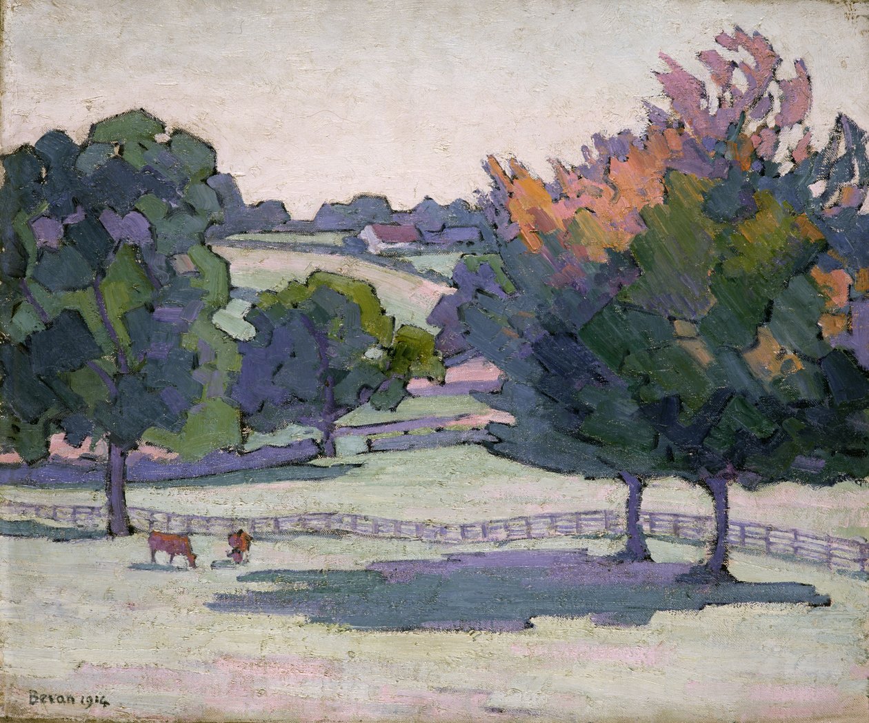Juharok Cuckfieldben, Sussexben alkotó: Robert Polhill Bevan