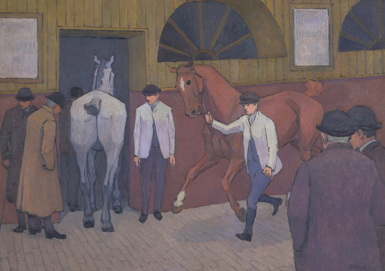 The Horse Mart alkotó: Robert Polhill Bevan