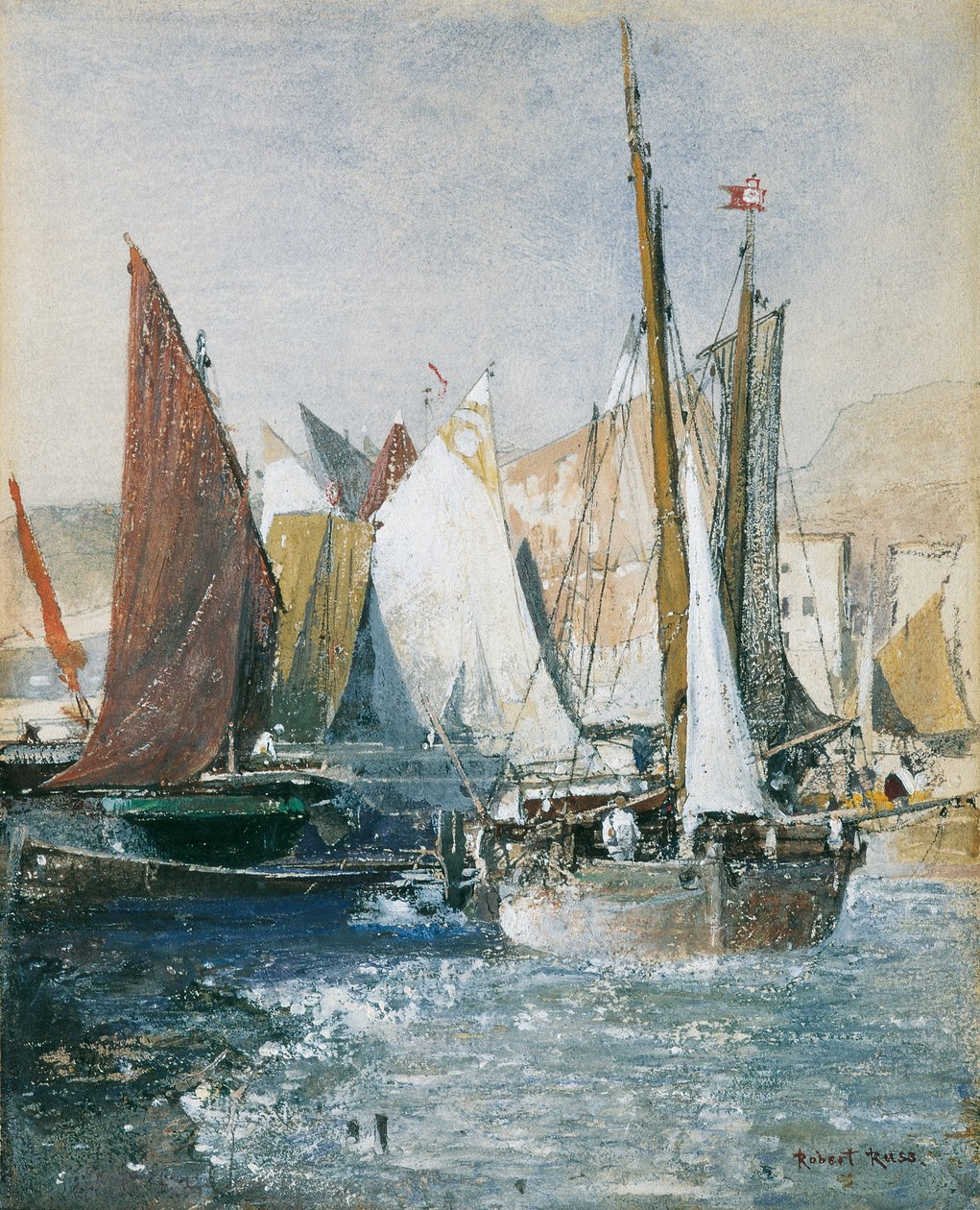 vitorlás hajók alkotó: Robert Russ