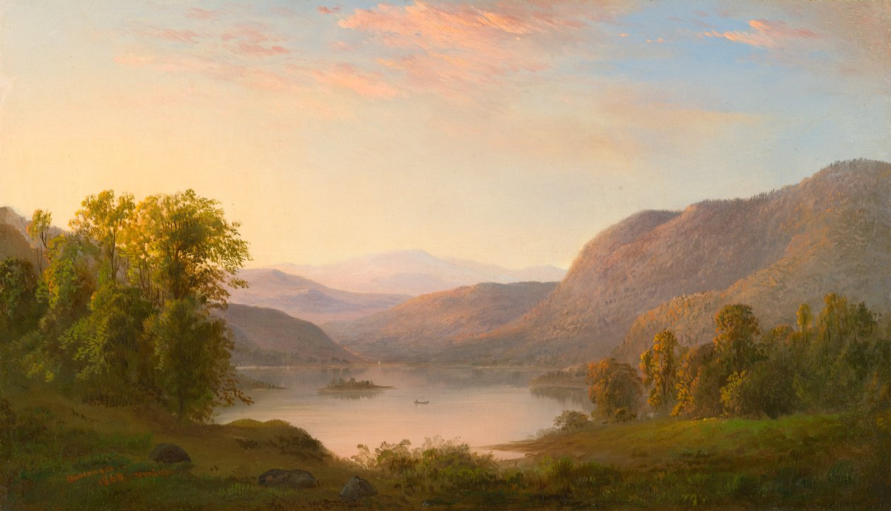 Kilátás a Laurentian-hegységben, Québec közelében alkotó: Robert Scott Duncanson