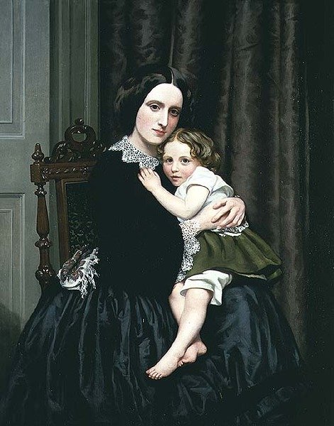 Anya és gyermek alkotó: Robert Scott Tait