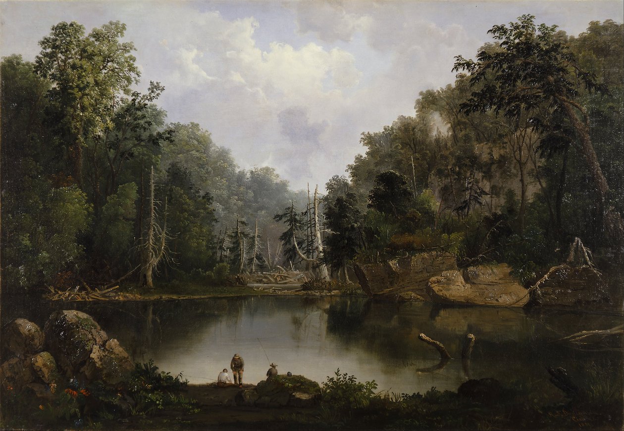 Blue Hole, árvizek, Little Miami folyó alkotó: Robert Seldon Duncanson