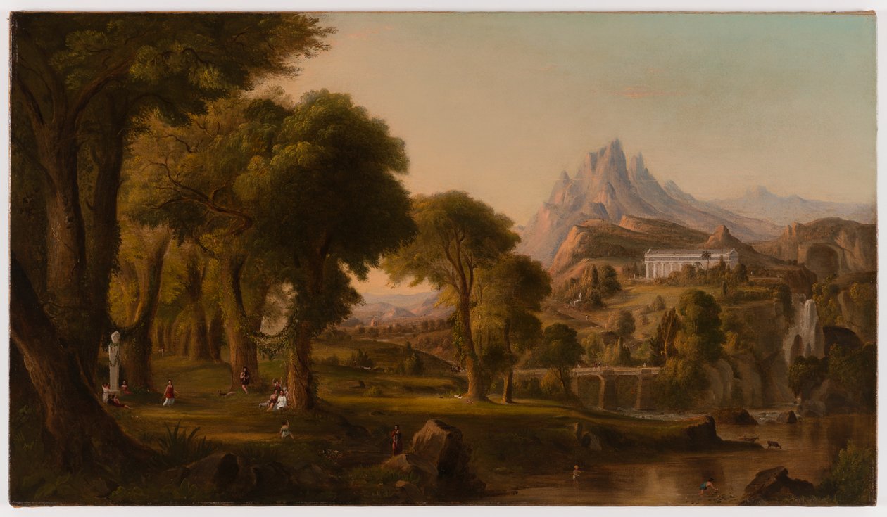 Másolat Thomas Cole "Álom Árkádiából" című műve után. alkotó: Robert Seldon Duncanson