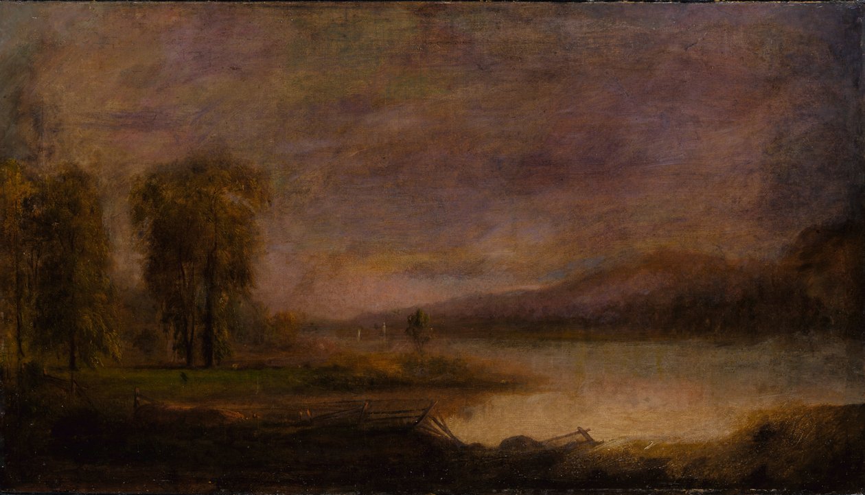 Táj tóval, 1864. alkotó: Robert Seldon Duncanson