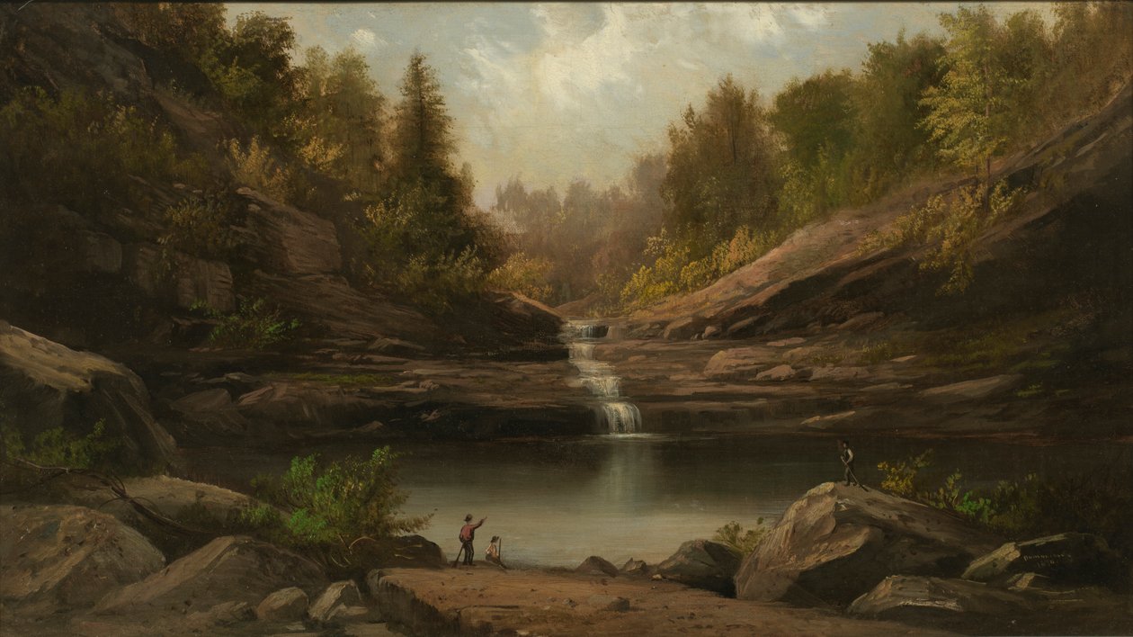 Hegyi medence, 1870. alkotó: Robert Seldon Duncanson