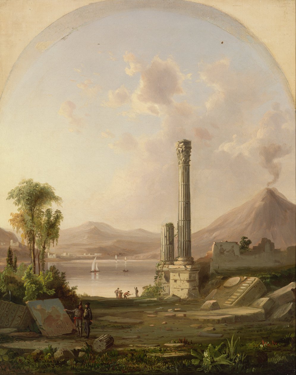 Pompeii, 1855. alkotó: Robert Seldon Duncanson