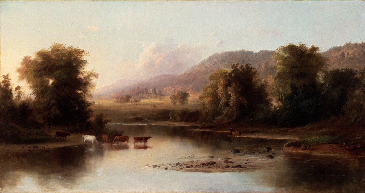 Kilátás a Szent Anna folyóra alkotó: Robert Seldon Duncanson