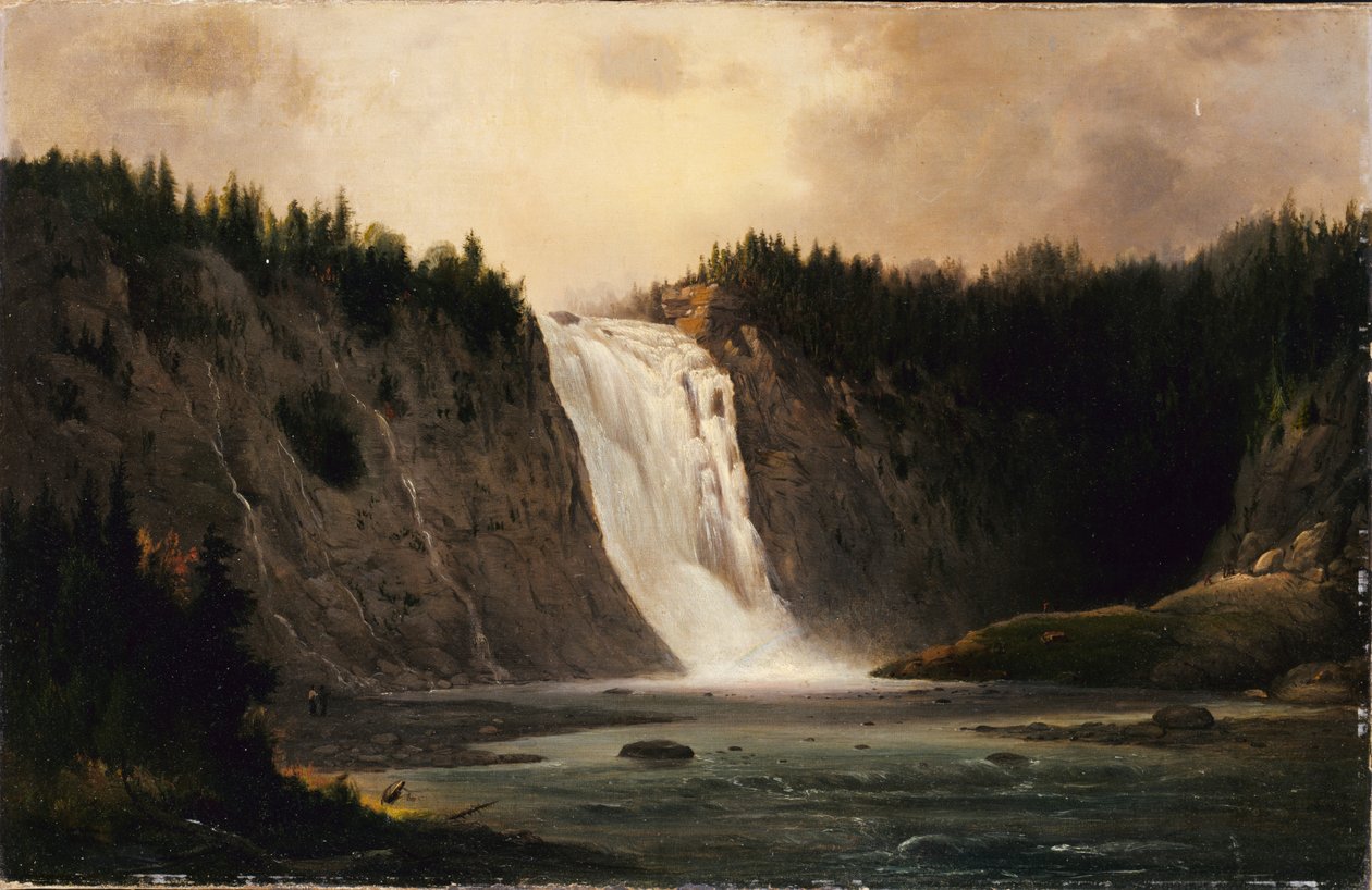 Vízesés a Mont-Morency-n, 1864. alkotó: Robert Seldon Duncanson