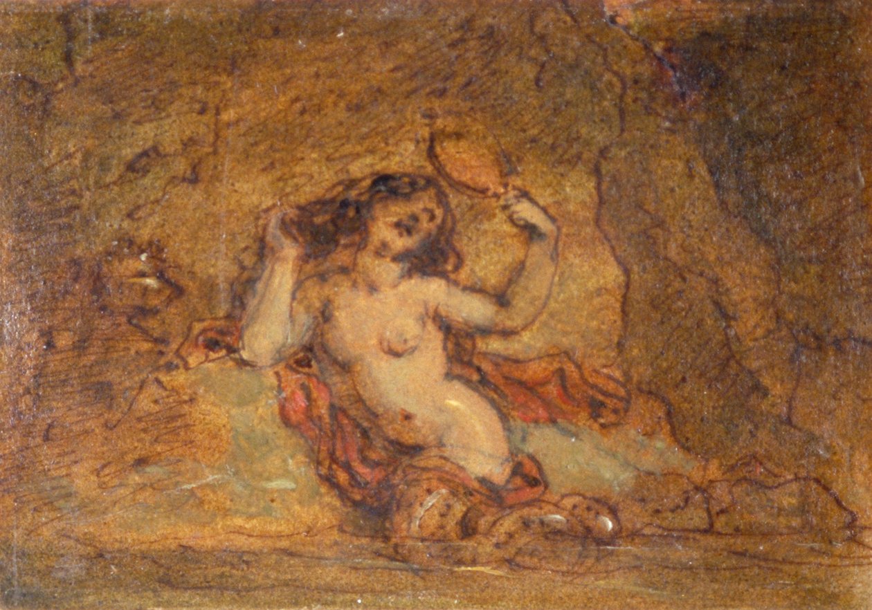 „Egy sellő”, 1772-1845 alkotó: Robert Smirke