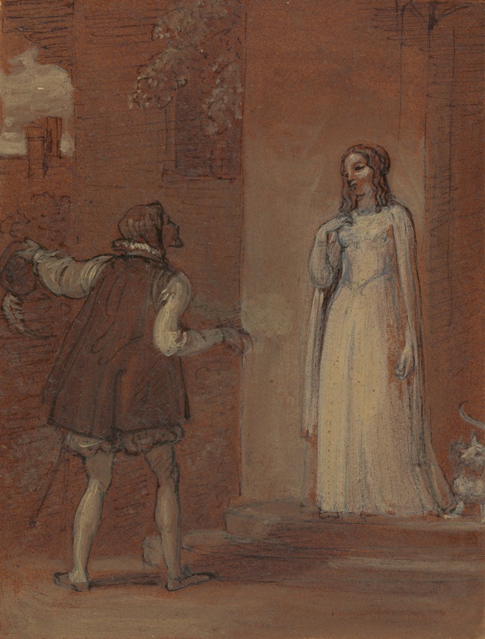Anne Page és Slender alkotó: Robert Smirke