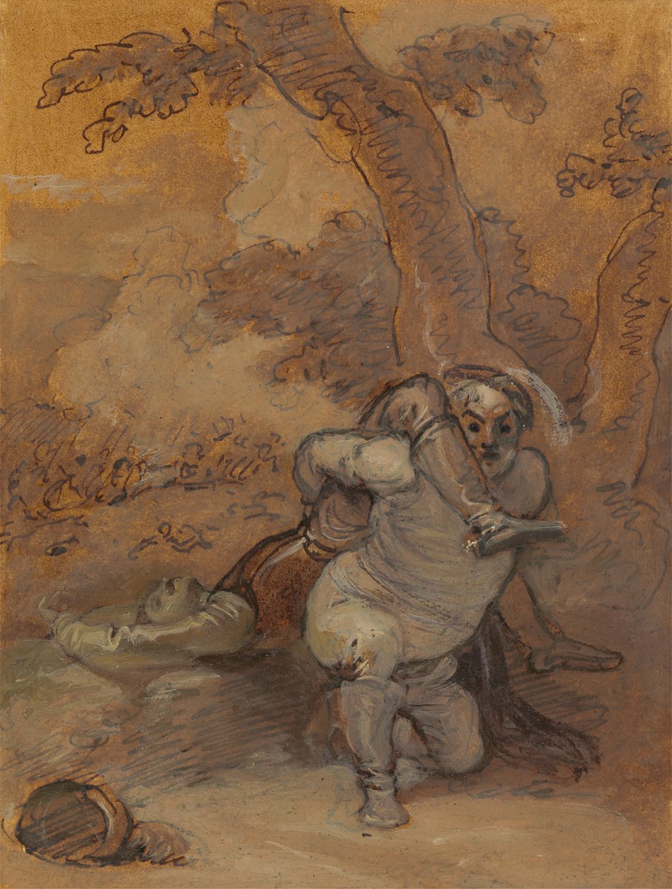 Falstaff Hotspur testét húzza alkotó: Robert Smirke