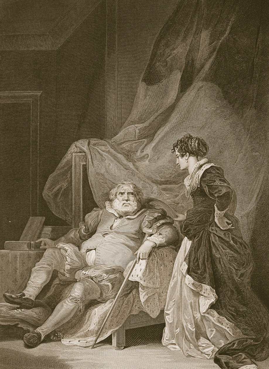 8. Henry és Catherine Parr, George Noble metszete, illusztráció David Hume „Anglia története” című kocsmájából. R. Bowyer, London, 1812 alkotó: Robert Smirke