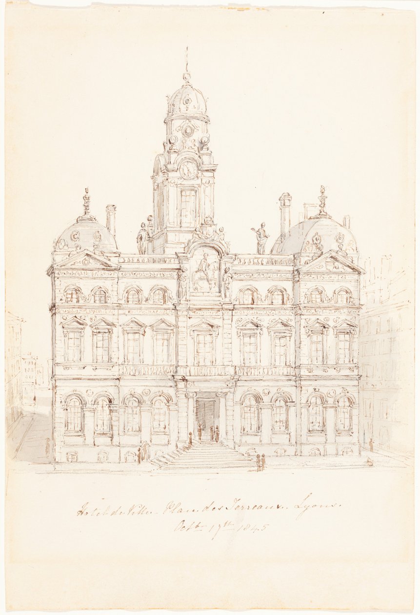 Hôtel de Ville, Place des Terreaux, Lyon alkotó: Robert Smirke