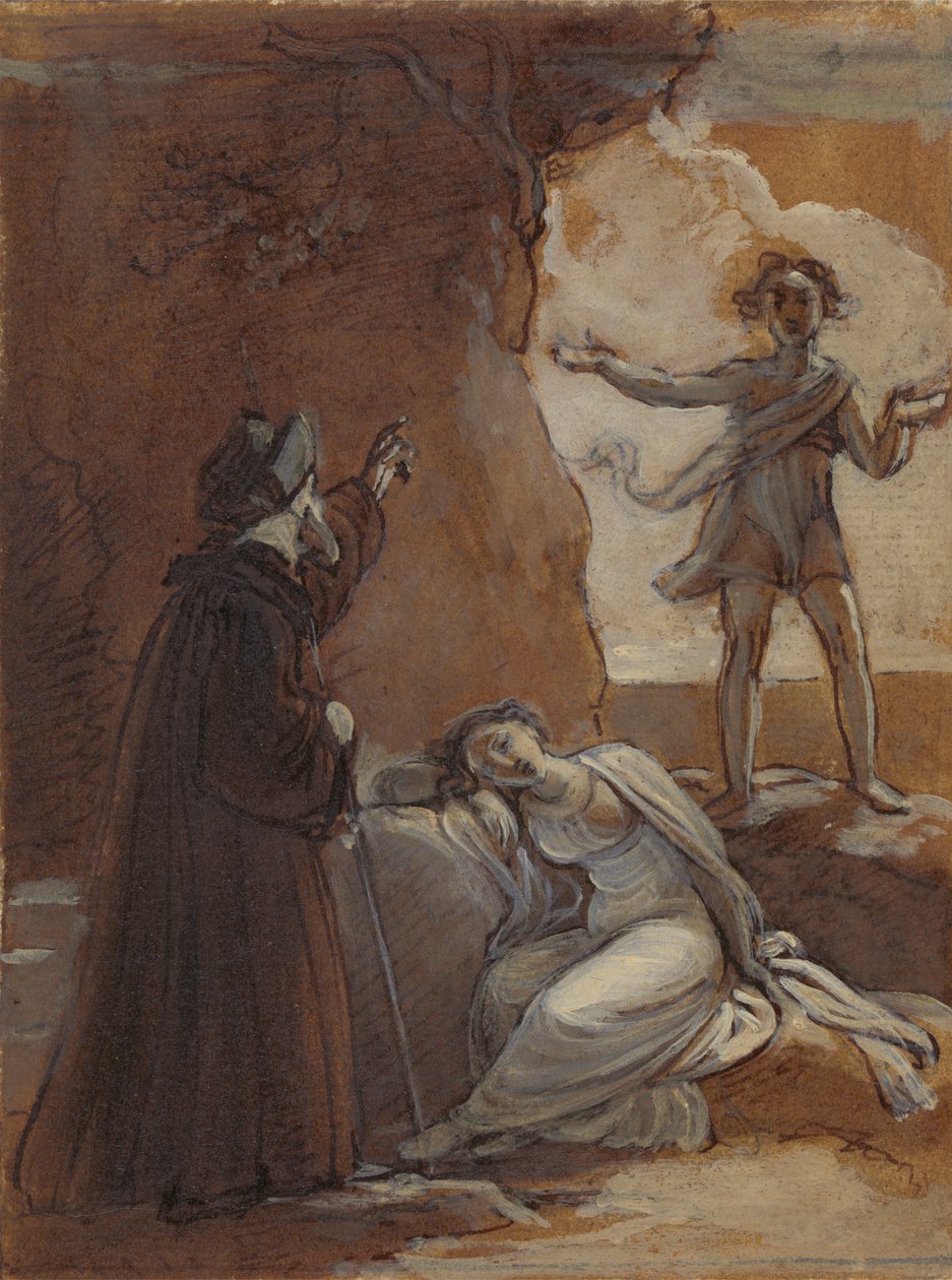 Prospero és Ariel alkotó: Robert Smirke