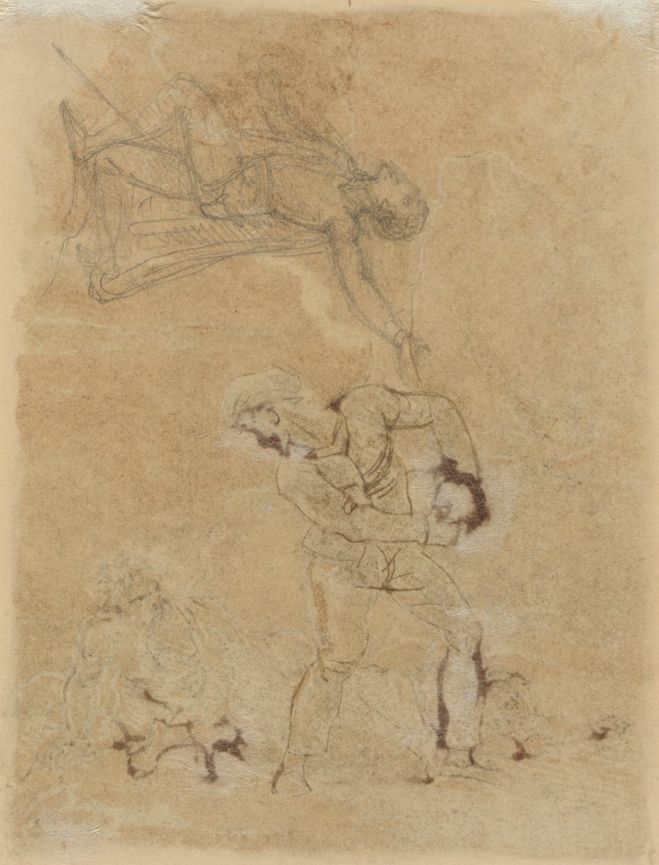 István és Trinculus Calibánnal alkotó: Robert Smirke