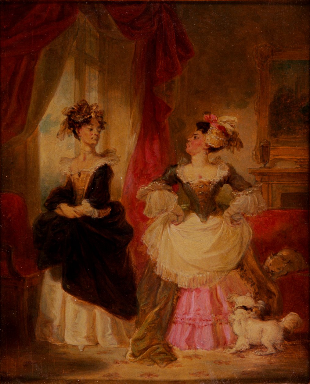 A riválisok, 1827 alkotó: Robert Smirke