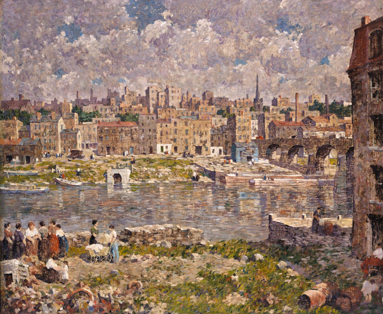 A másik part, 1923. alkotó: Robert Spencer