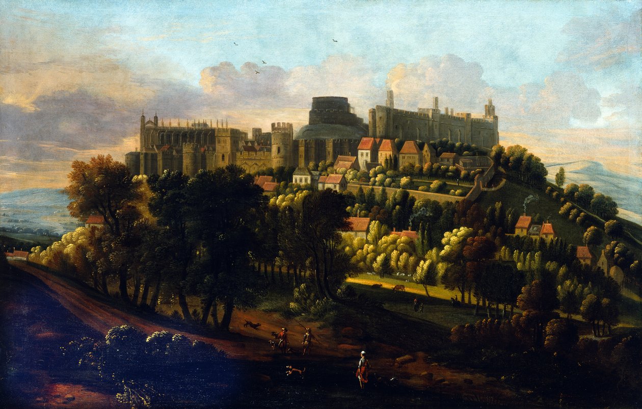 Windsori kastély, 1670 körül (olaj, vászon) alkotó: Robert Streater or Streeter
