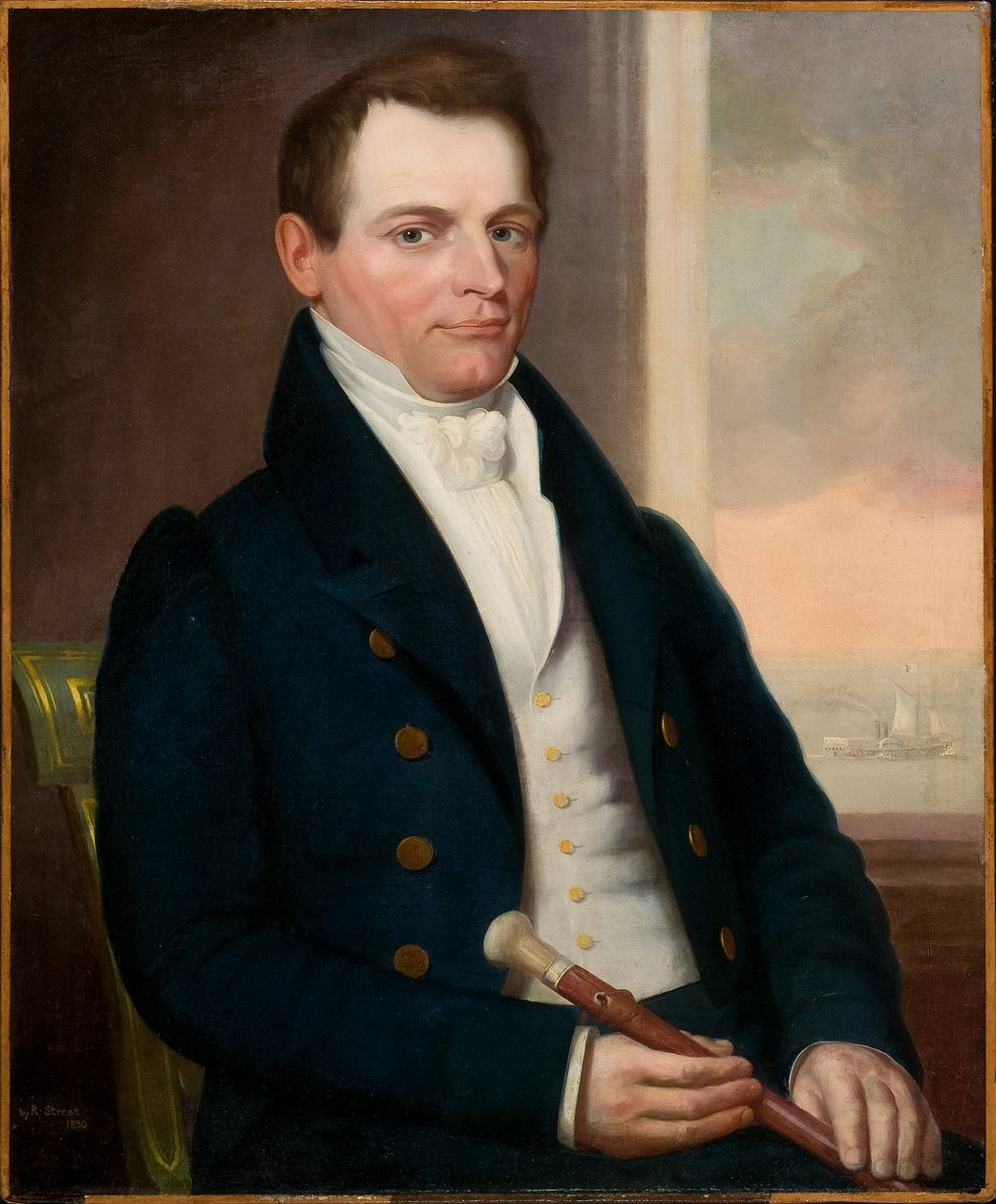 Férfiportré 1830 (Olaj, vászon) alkotó: Robert Street