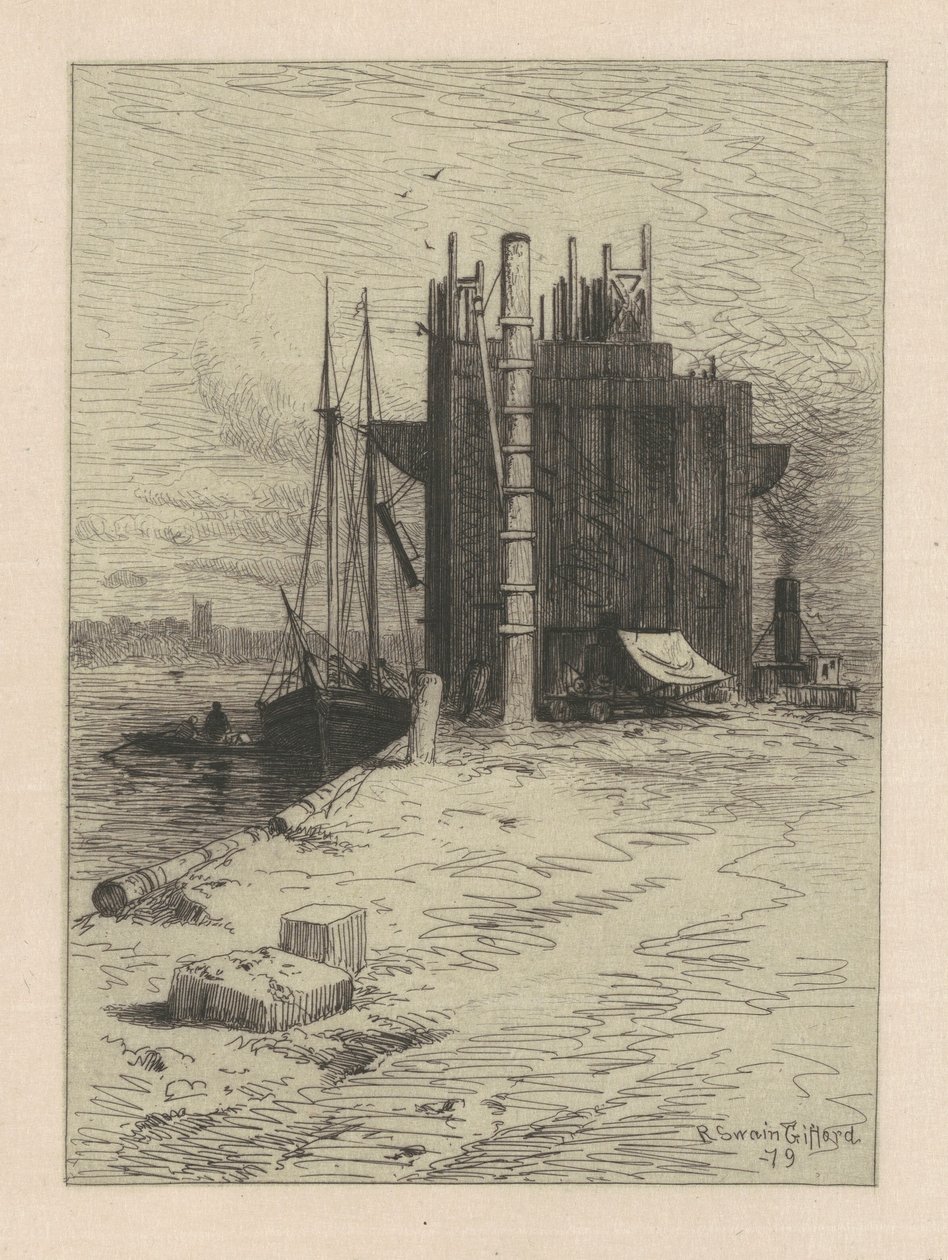 Coal Pockets New Bedfordban alkotó: Robert Swain Gifford