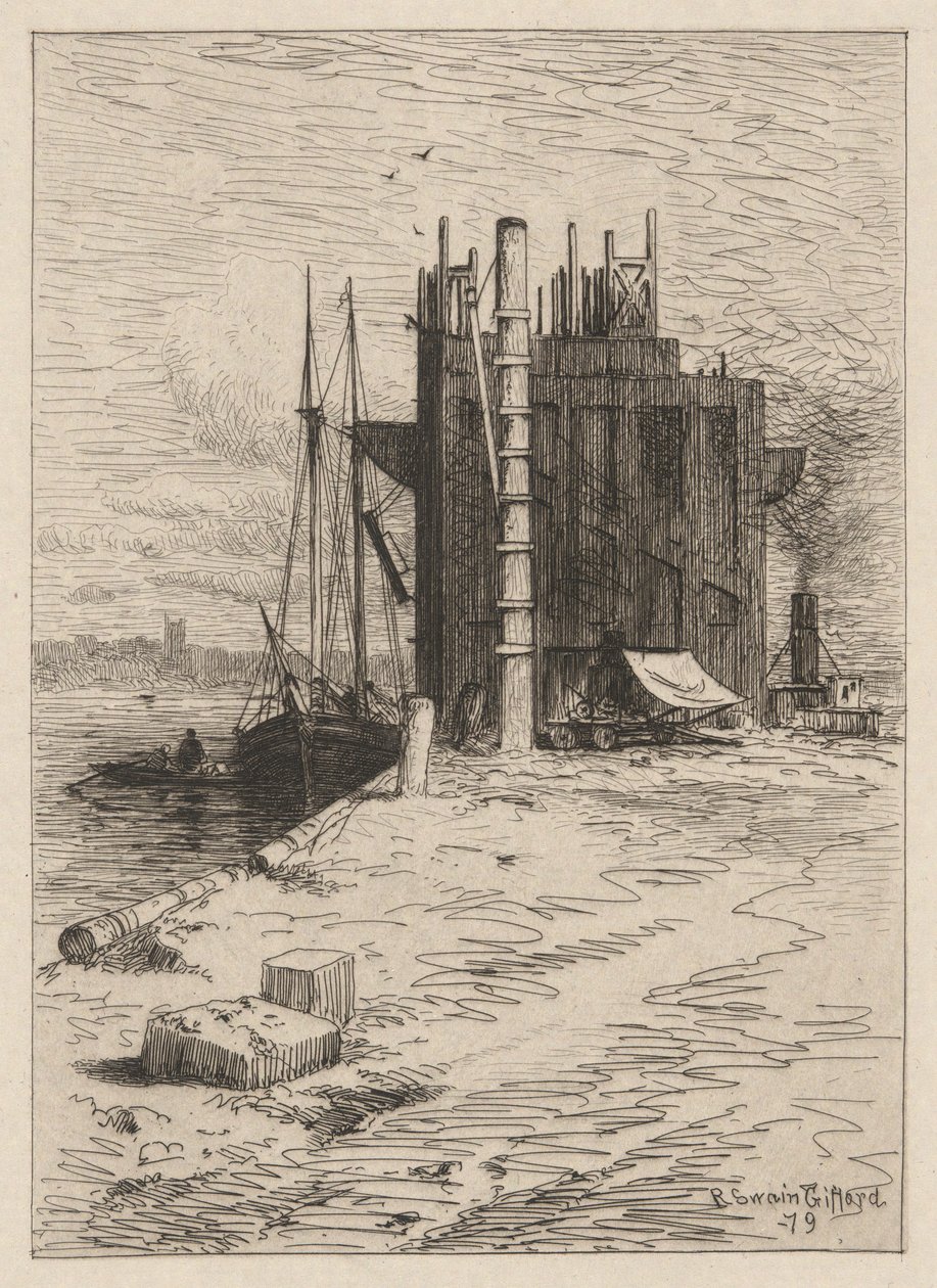 Coal Pockets New Bedfordban alkotó: Robert Swain Gifford