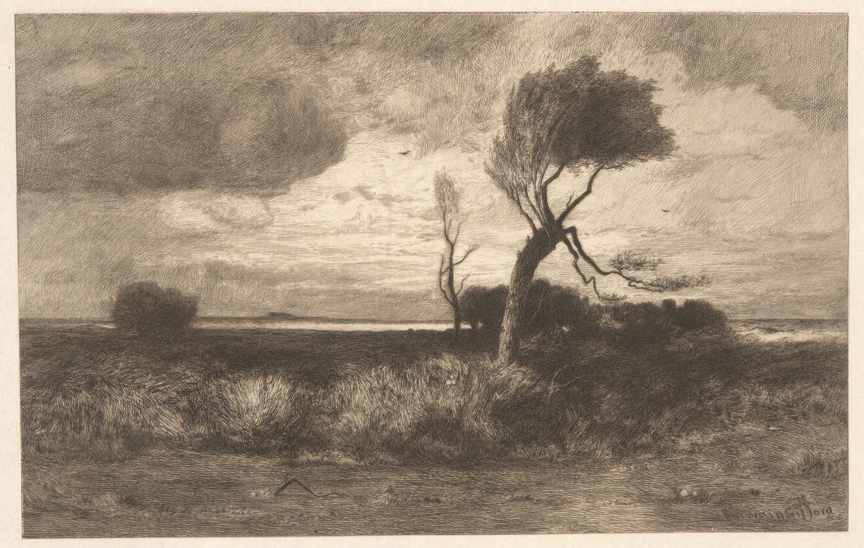 A part közelében alkotó: Robert Swain Gifford