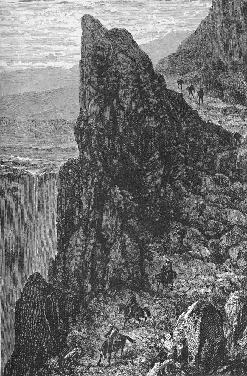 Utazás az Andokban, 1885, 1890 alkotó: Robert Taylor Pritchett