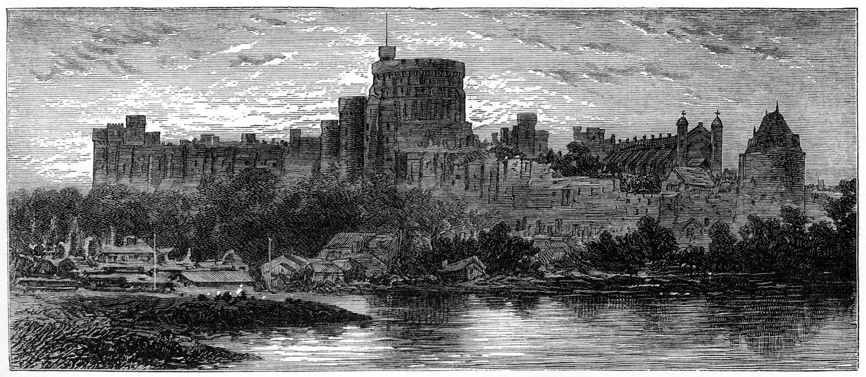 Windsor napkeltekor, a Brocasból, 1880. alkotó: Robert Taylor Pritchett