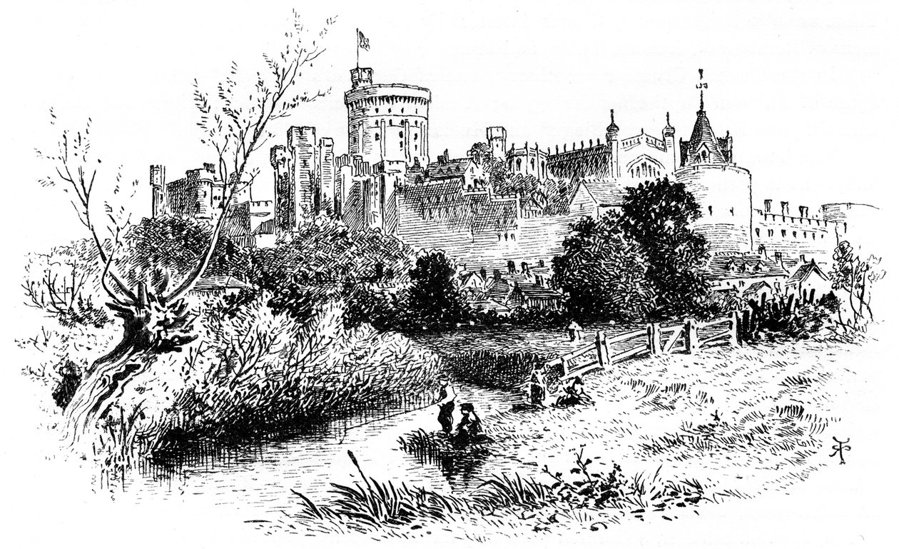 Windsor, Clewerből, 1880. alkotó: Robert Taylor Pritchett
