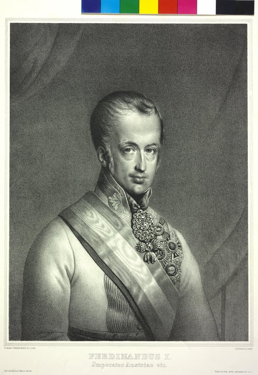 I. Ferdinánd osztrák császár alkotó: Robert Theer