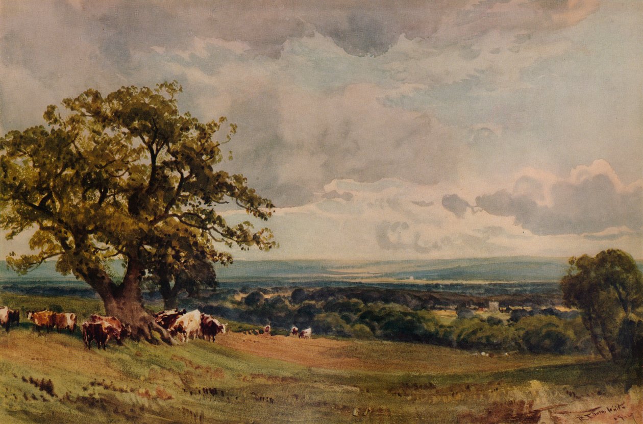 Ashford közelében, Kentben, 1907, 1938 alkotó: Robert Thorne Waite