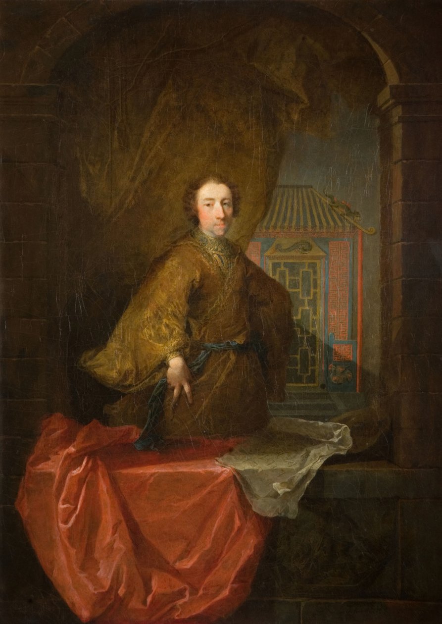 Richard Dicky Bateman portréja, 1741. alkotó: Robert Tournieres